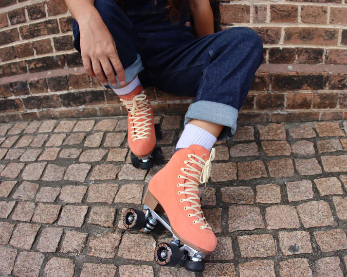 WANDERER Chuffed Skates - PEACH PINK