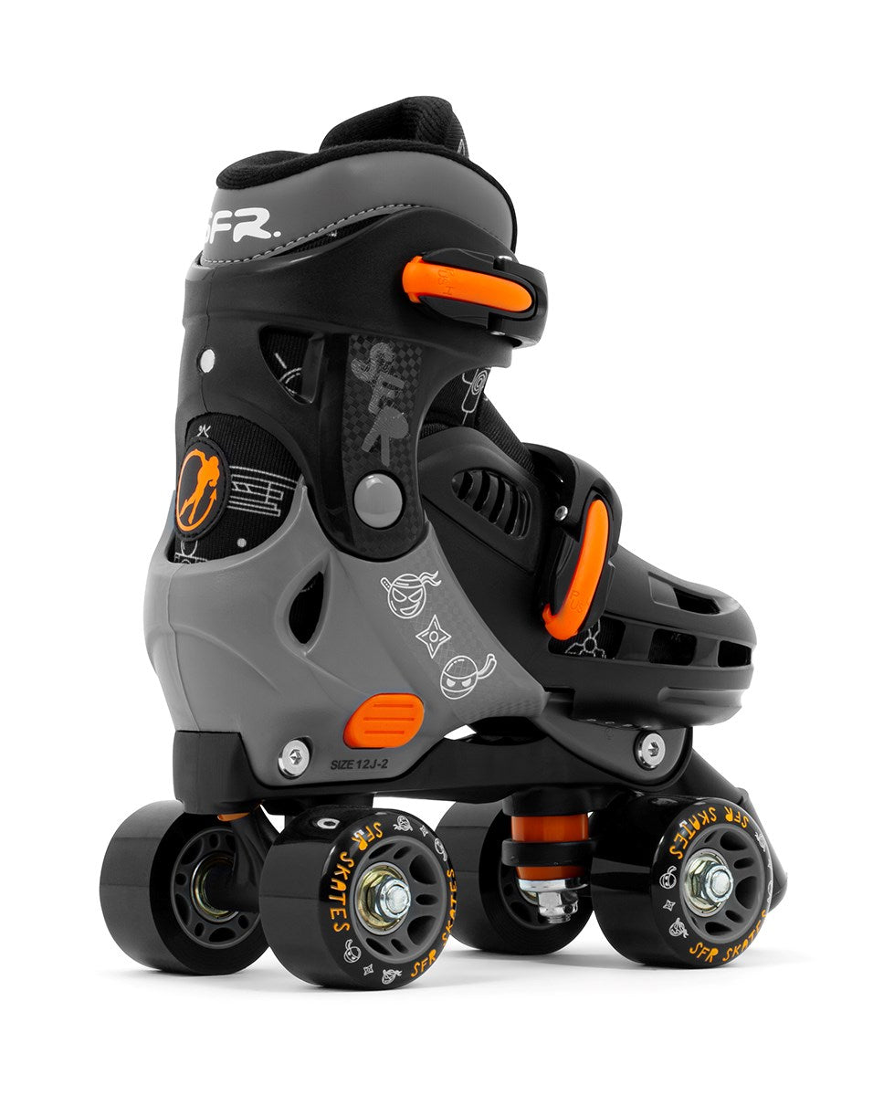 SFR Hurricane V Adjustable Roller Skates - Ninja