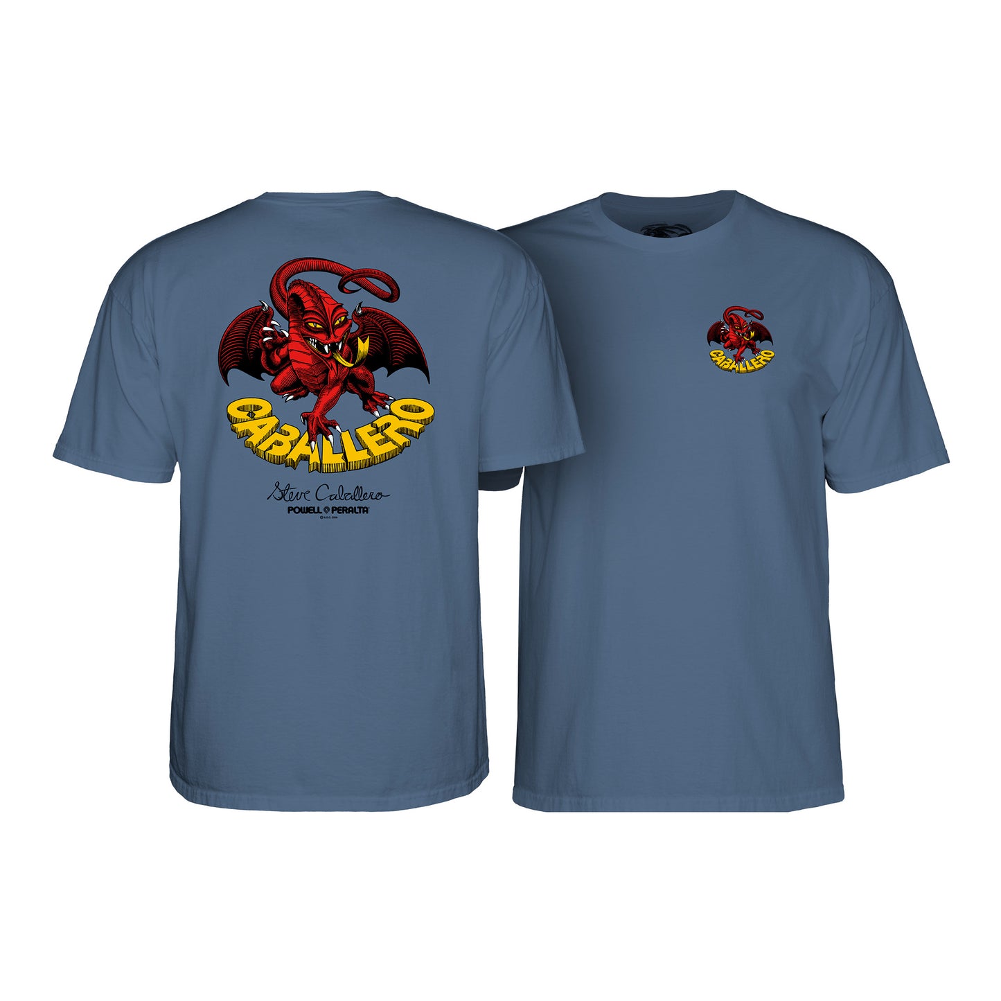 Powell-Peralta Cab Classic Dragon II Indigo Blue Tee