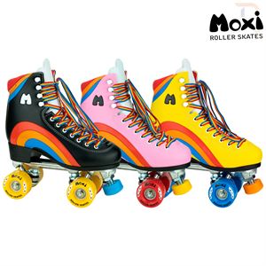 Moxi Rainbow Roller Skates - Sunset Yellow - Momma Trucker Skates