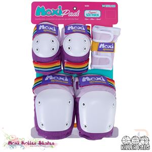 Moxi 187 Killer Pads 6 Pack Combo Lavender - Momma Trucker Skates