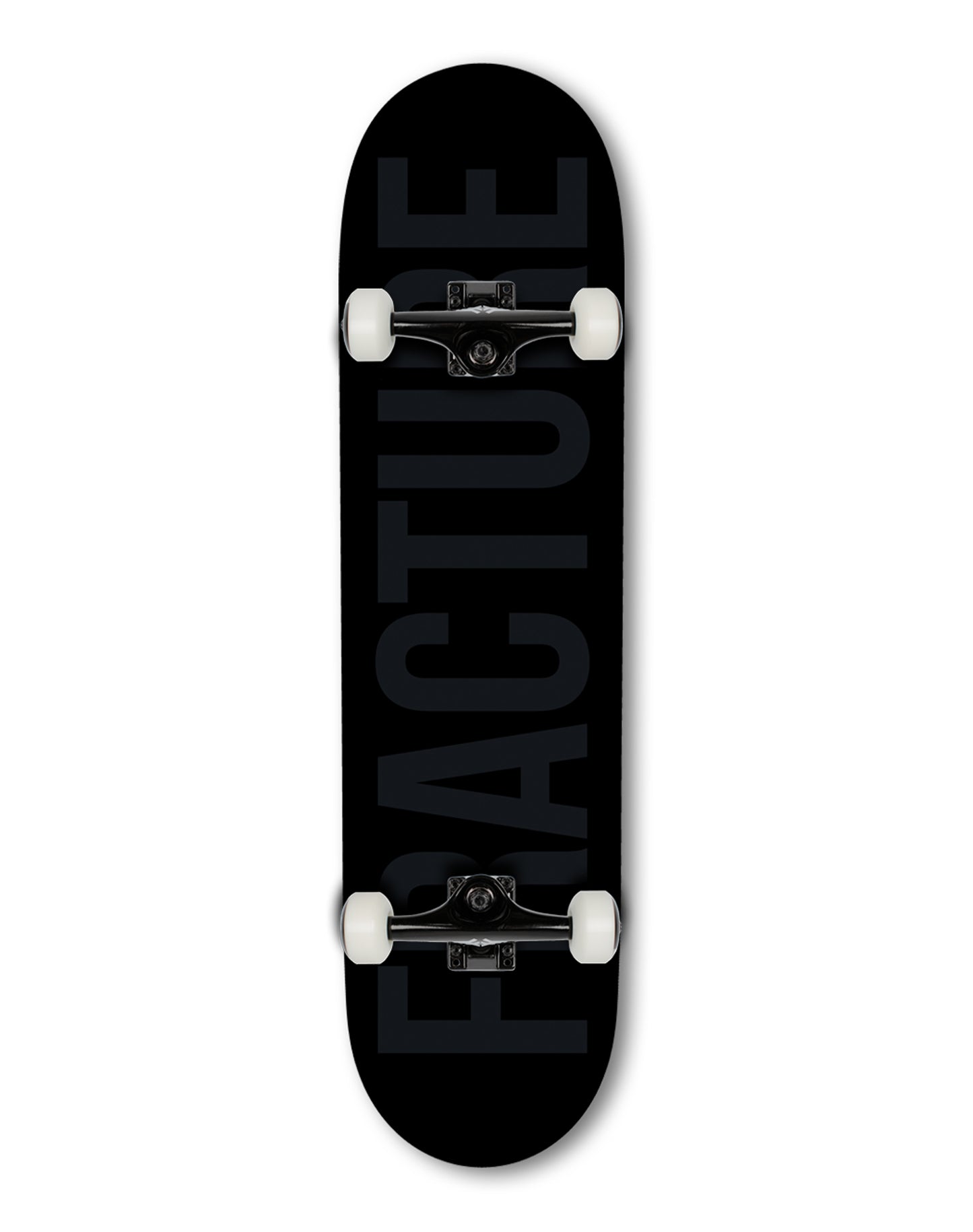 Fracture Fade Black Complete 8.25 - Momma Trucker Skates