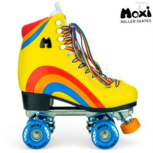Moxi Rainbow Roller Skates - Sunset Yellow - Momma Trucker Skates