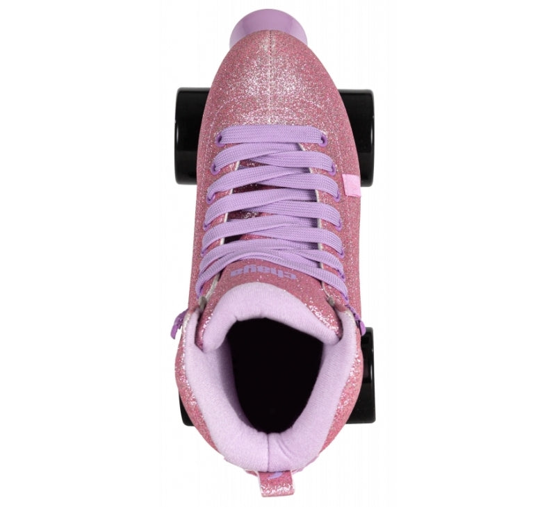 Chaya Melrose Pink Glitter Roller Skates - Momma Trucker Skates