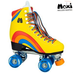Moxi Rainbow Roller Skates - Sunset Yellow - Momma Trucker Skates