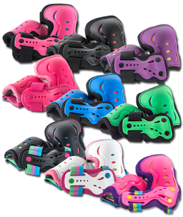 SFR Essentials Protection Triple Pad Set - All Colours! - Momma Trucker Skates