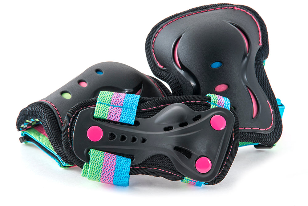 SFR Essentials Protection Triple Pad Set - All Colours! - Momma Trucker Skates