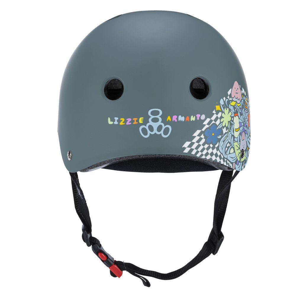 Triple 8 Certified Sweatsaver Helmet Lizzie Armanto - Momma Trucker Skates