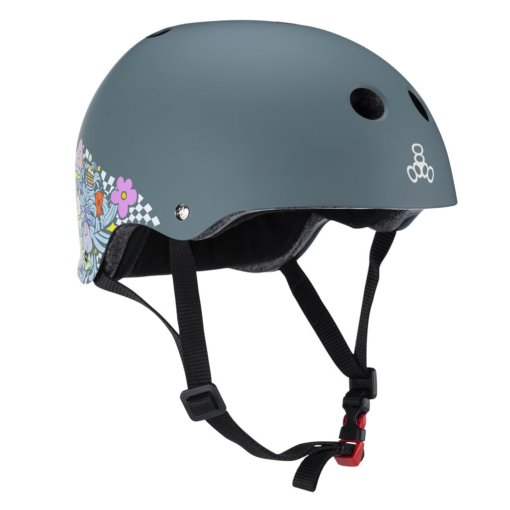 Triple 8 Certified Sweatsaver Helmet Lizzie Armanto - Momma Trucker Skates
