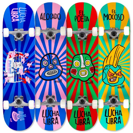 Enuff Lucha Libre Complete Skateboard - Momma Trucker Skates