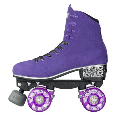 Crazy Skates Evoke Roller Skates - Purple - Momma Trucker Skates