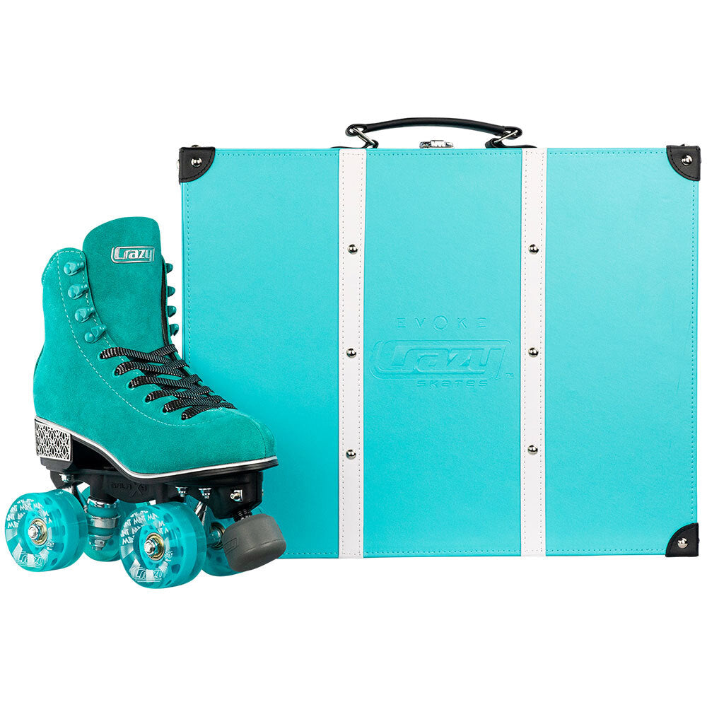 Crazy Skates Evoke Roller Skates - Teal - Momma Trucker Skates