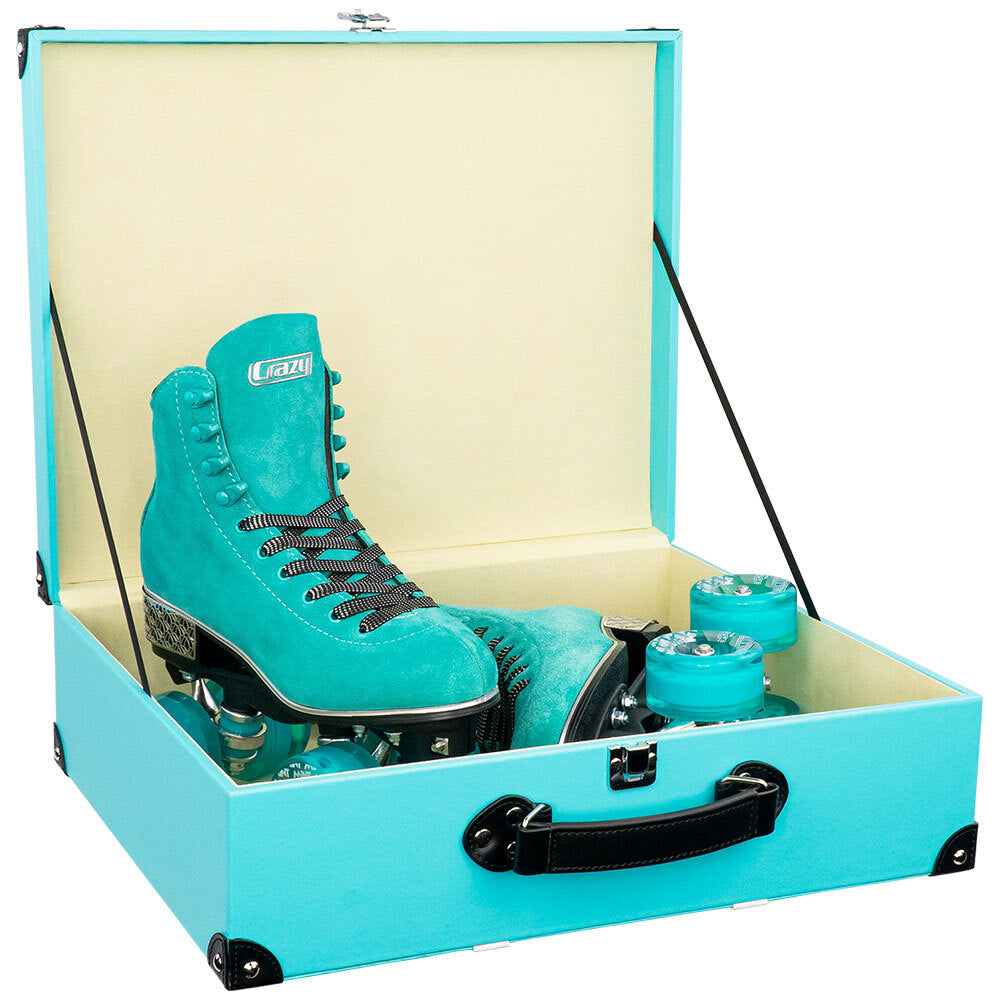 Crazy Skates Evoke Roller Skates - Teal - Momma Trucker Skates
