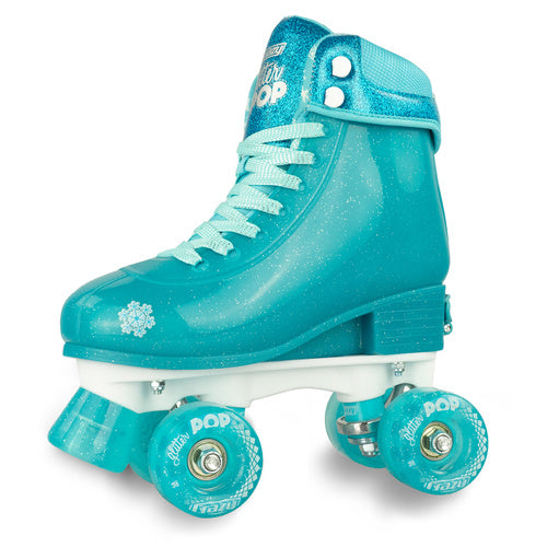 Crazy Skates Glitter Pop Teal - Momma Trucker Skates