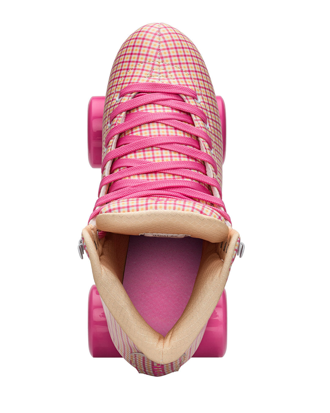 Impala Roller Skates - Pink Tartan - Momma Trucker Skates
