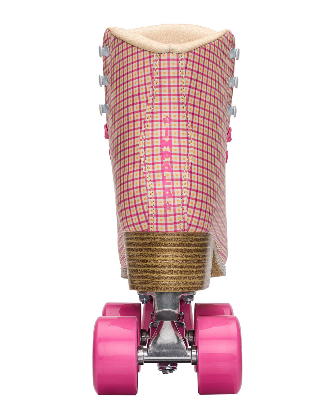 Impala Roller Skates - Pink Tartan - Momma Trucker Skates