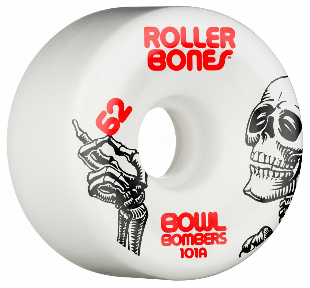 Rollerbones Quad Wheels Bowl Bombers 101a - All colours! - Momma Trucker Skates