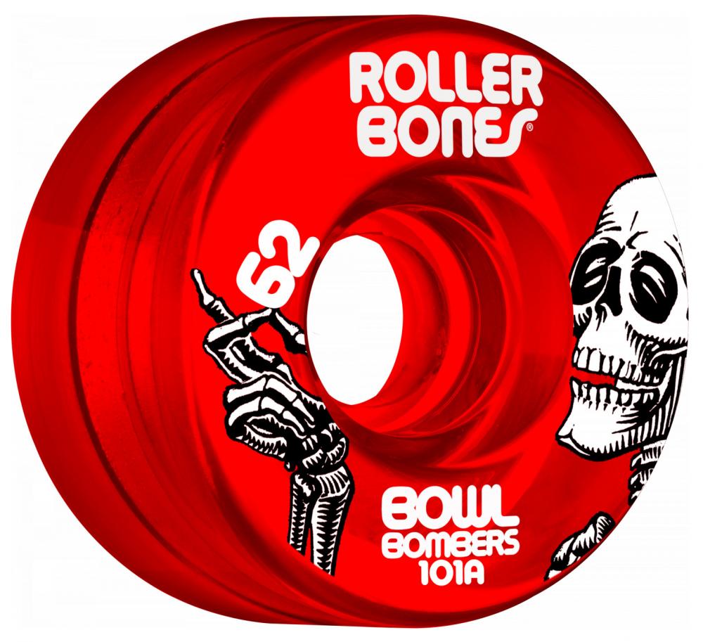 Rollerbones Quad Wheels Bowl Bombers 101a - All colours! - Momma Trucker Skates