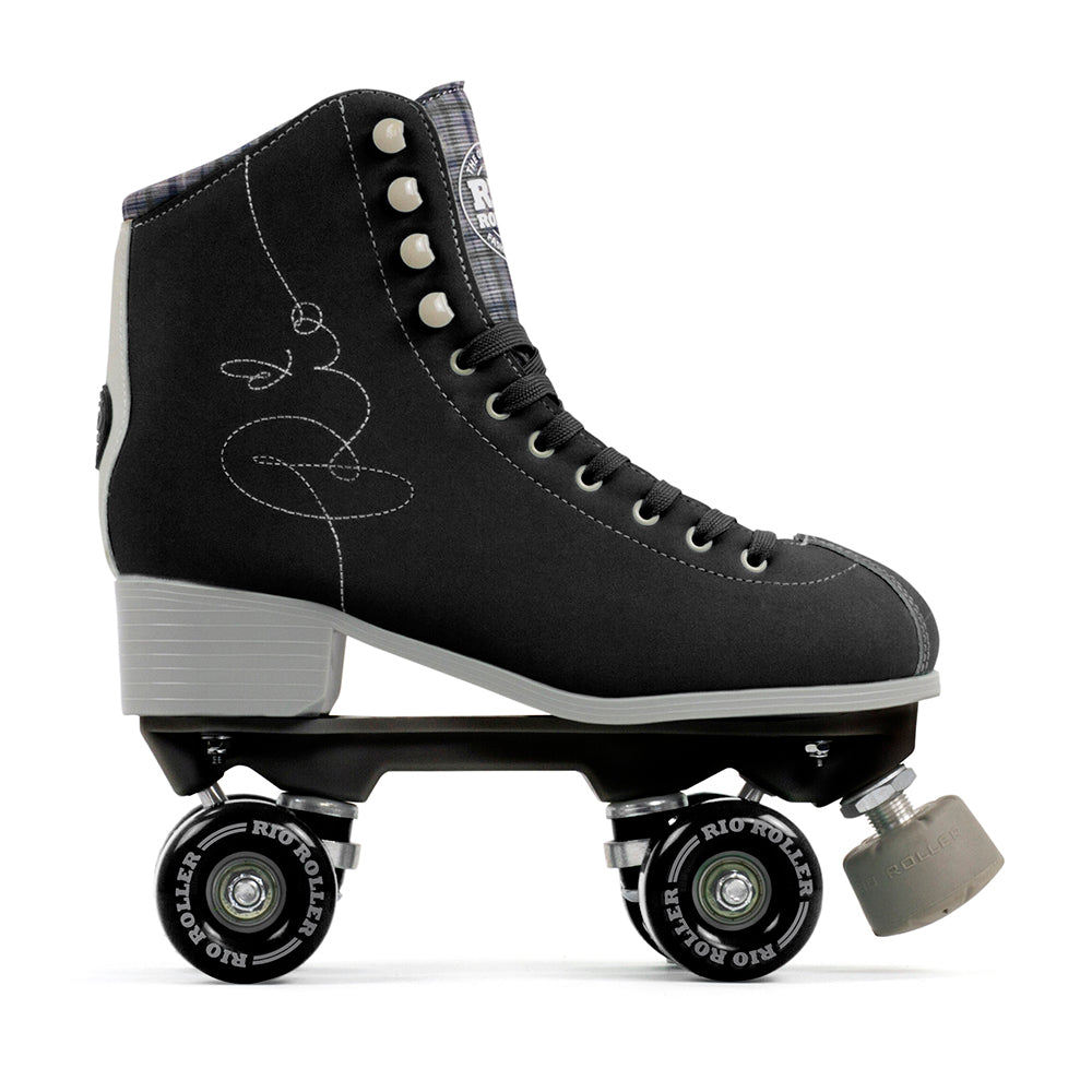 Rio Roller Signature Quad Skates - Black - Momma Trucker Skates