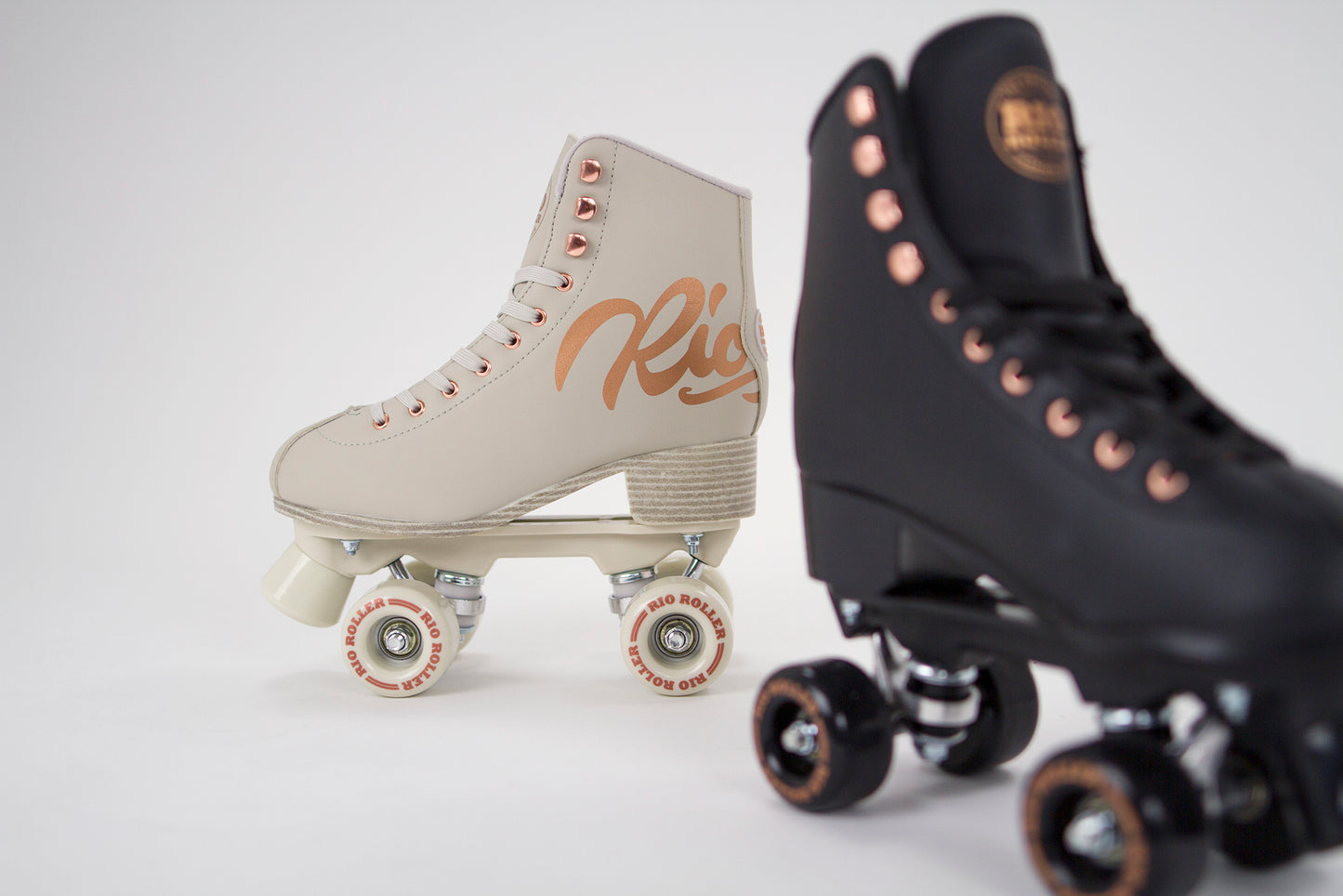 Rio Roller Rose Quad Roller Skates - Cream - Pre-Order - Momma Trucker Skates