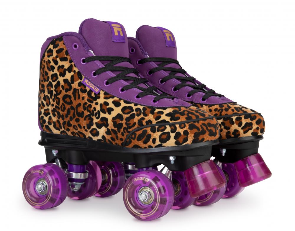 Rookie Roller Skates Harmony Leopard - Momma Trucker Skates