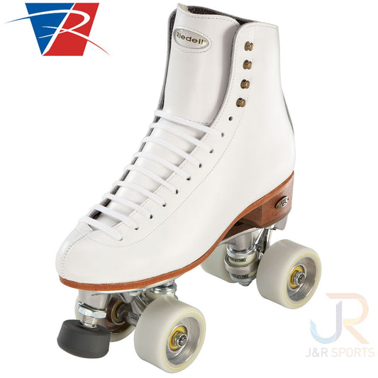 Riedell 220 Epic Artistic Roller Skates - White - Momma Trucker Skates