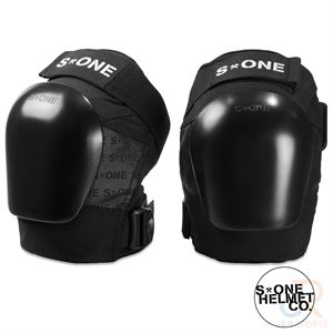 S1 Protection Pro Gen 3 Black & White knee pads - Momma Trucker Skates