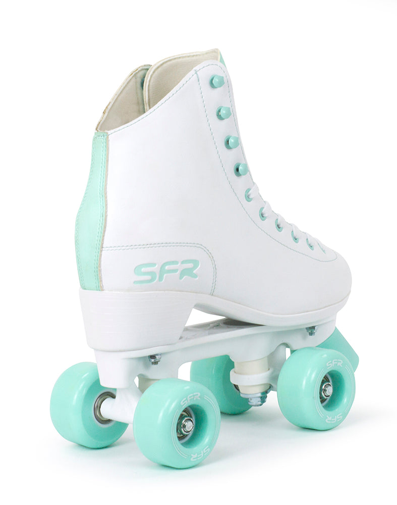 SFR Figure Roller Skates -White/Green - Momma Trucker Skates