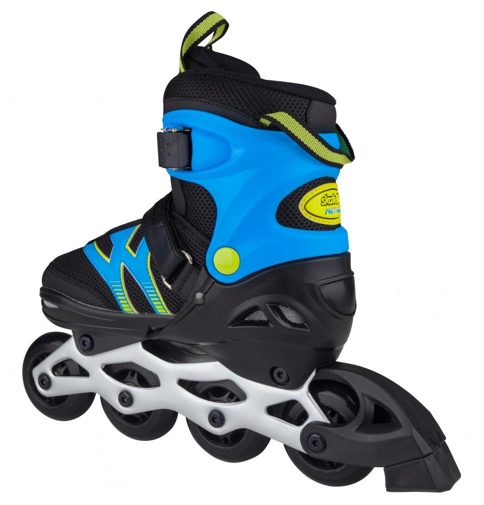 Skatelife Inline Skates Motion Adjustable - Black & Blue - Momma Trucker Skates