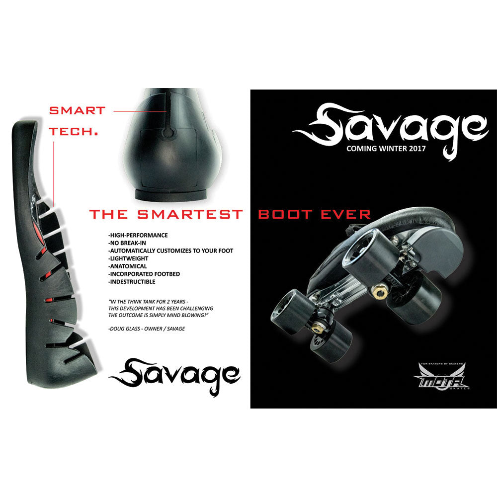 MOTA MOJO SAVAGE Boot Only - Momma Trucker Skates