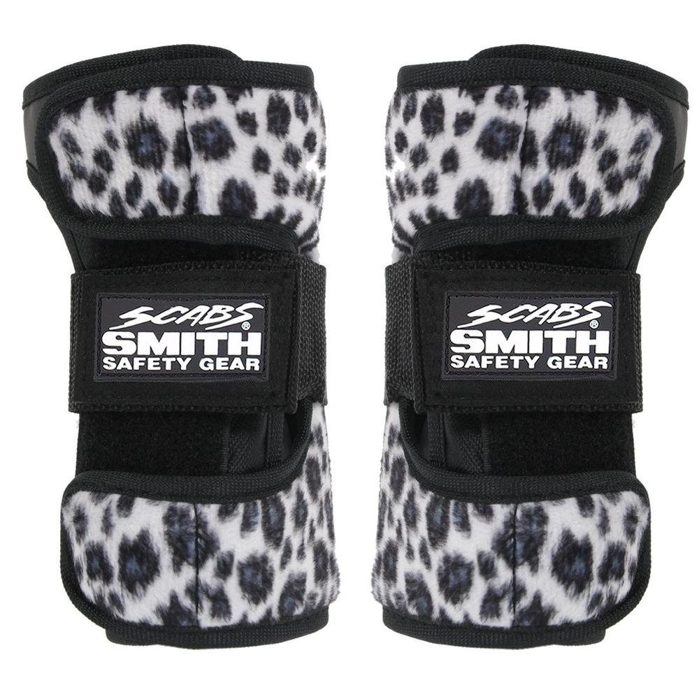 Smith Scabs White Leopard Wrist Guards
