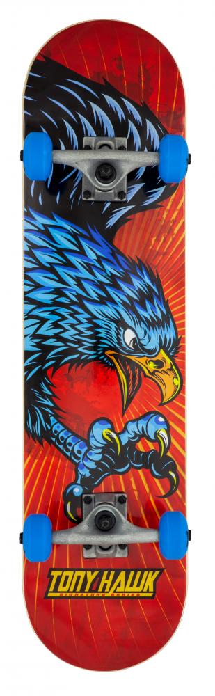 Tony Hawk SS 180 Complete Skateboard 7.75 " - Diving Hawk - Momma Trucker Skates