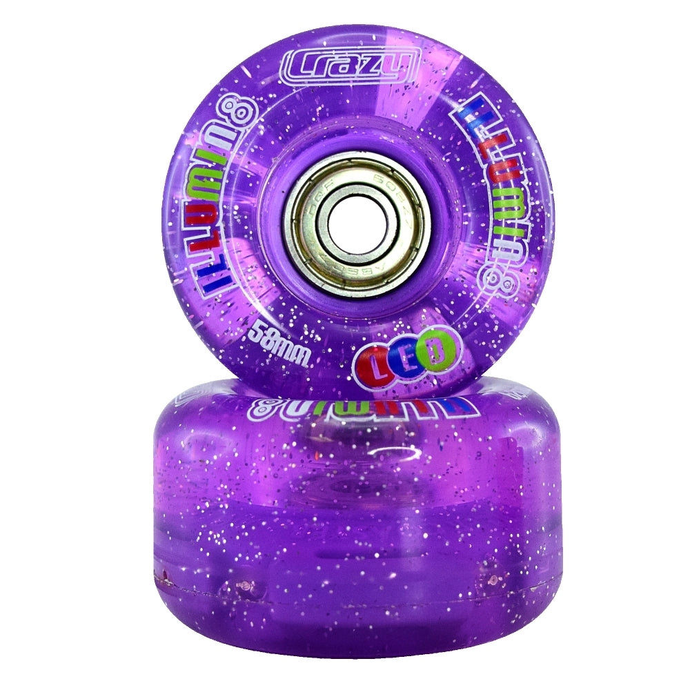 Crazy Skates Illumin8 LED Light Up Wheels 2/PACK - Momma Trucker Skates