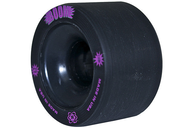 ATOM Boom Hollow Core 59mm Quad Derby Wheels Black 4pk Firm - Momma Trucker Skates