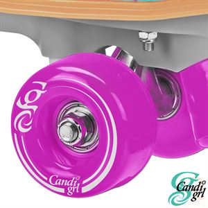 Candi Grl Sabina Quad Skates - Mint & Purple - Momma Trucker Skates