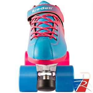 Riedell Dart Blue & Pink Ombre Skates - Momma Trucker Skates