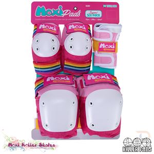 Moxi 187 Killer Pads 6 Pack Combo Pink - Momma Trucker Skates