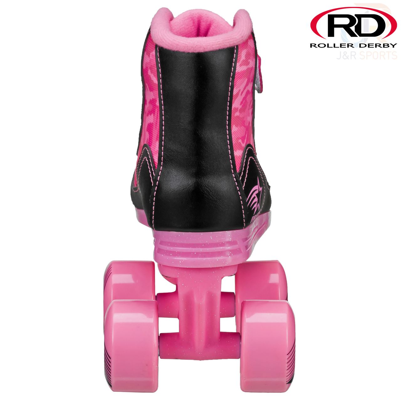 Roller Derby FireStar V2 Pink Camo Quad Skates - Momma Trucker Skates