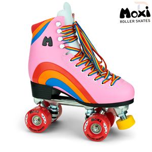 Moxi Rainbow Roller Skates - Bubblegum Pink - Momma Trucker Skates