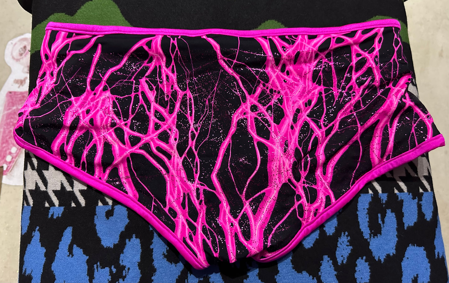 Dude Where's My Pants? Hot Pants - Insane Bolt Pink