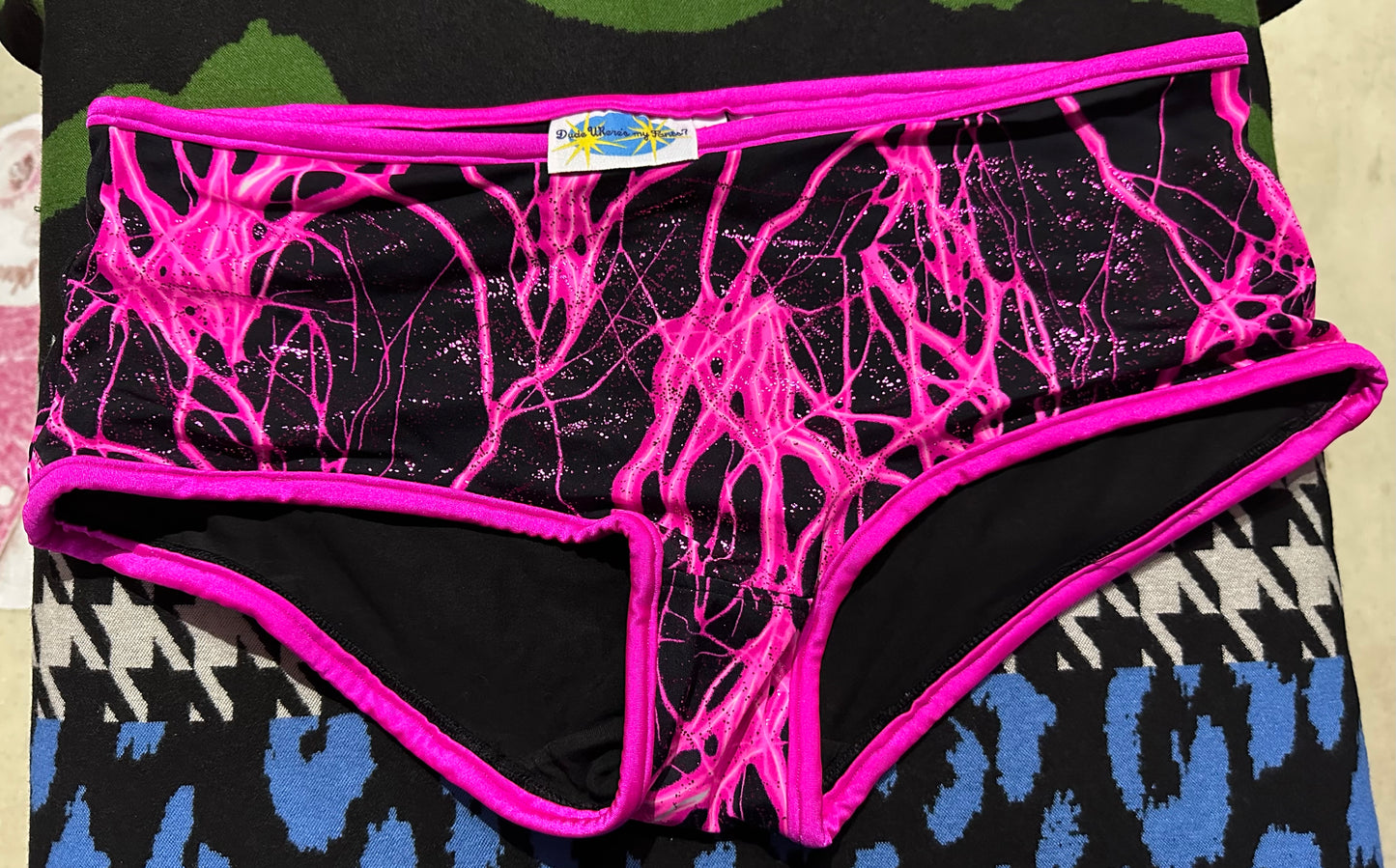 Dude Where's My Pants? Hot Pants - Insane Bolt Pink