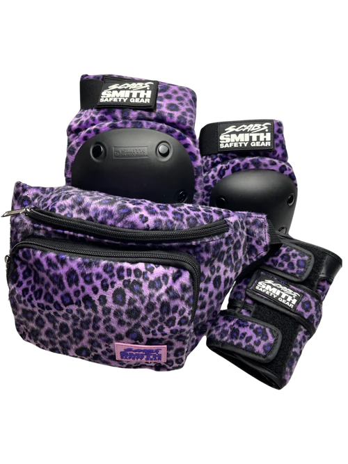 Smith Scabs Skate Fanny Pack - Purple Leopard