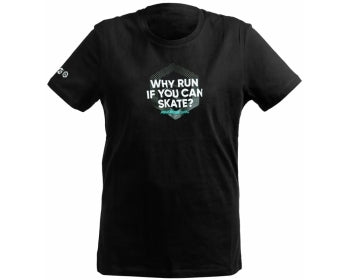 POWERSLIDE CLOTHING Why Run if you can Skate T-shirt