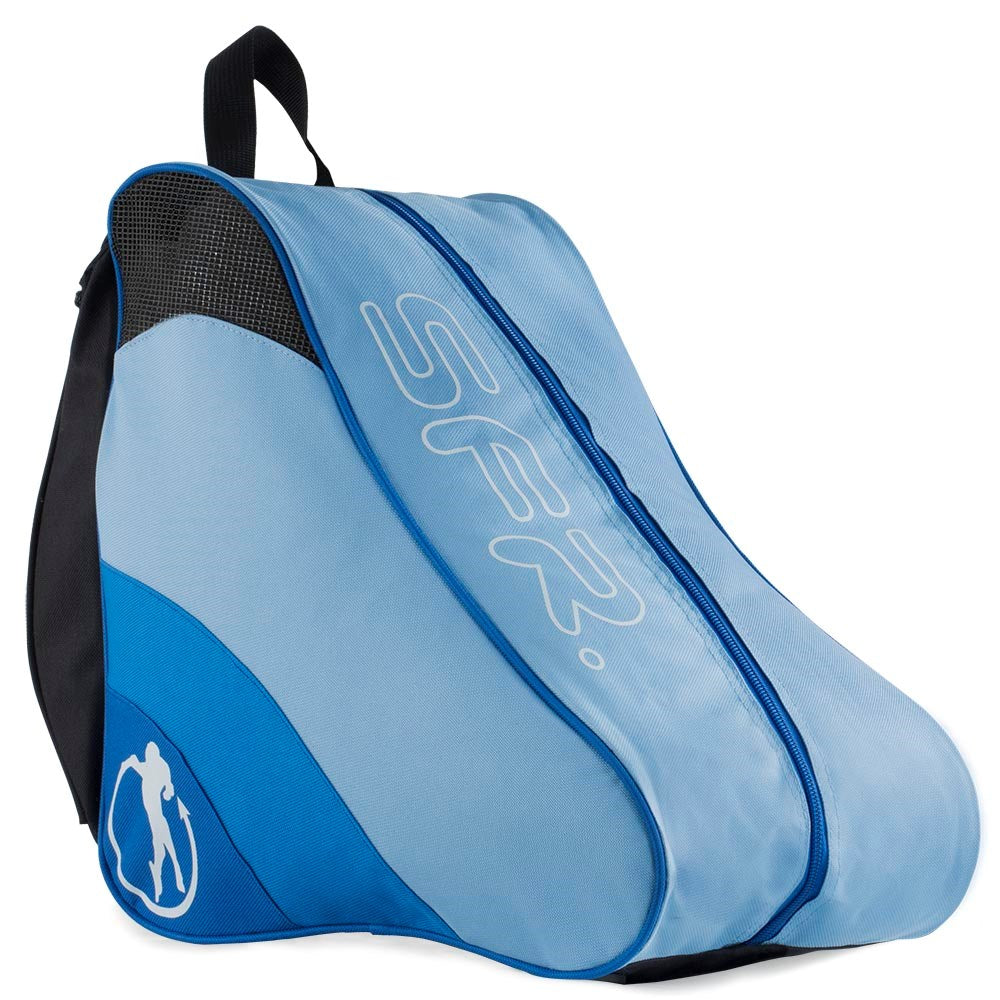 SFR Plasma Adjustable Children's Inline Skates Beginner Skate Package - Blue inc Pads, Helmet & Bag