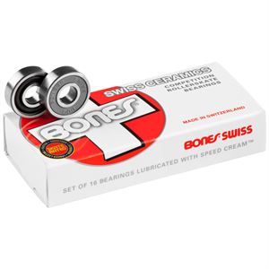 Bones® Super Swiss 6 Skateboard Bearings 8 pack Photo #1 - Photo Bones® Super Swiss 6 Skateboard Bearings 8 pack Photo #1 - Photo
