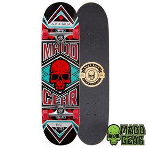 Madd Gear Pro Series Complete Skateboard - Jest Red/Turquoise