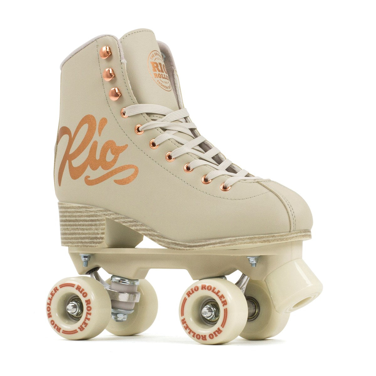 Rio Roller Rose Roller Skates Complete Starter Kit - Cream