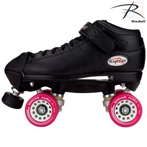 Riedell R3 DERBY Skates - Black - Width Medium