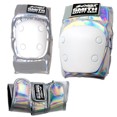 Smith Scabs Youth Combo Pad Set - Holographic Unicorn