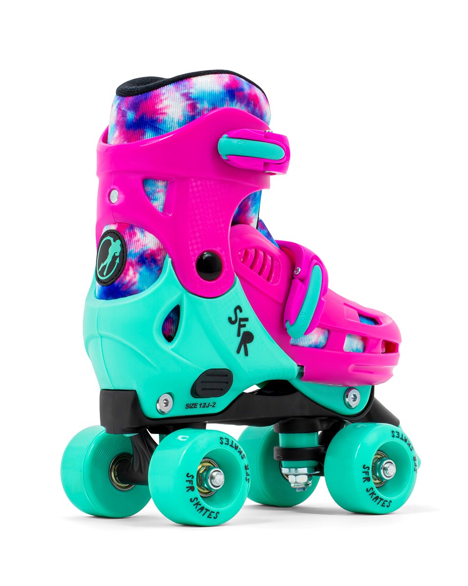 SFR Hurricane IV Adjustable Roller Skates  - Tie Dye Pink